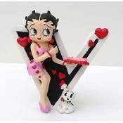 Betty Boop Letter V Initial Figurine