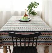 BLUELSS Nappe ethnique / plateau table cloth chiffon