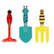 Esschert Design - Set de 3 outils enfants motifs insectes