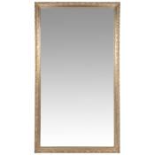 Grand miroir rectangulaire à moulures irisées 120x210