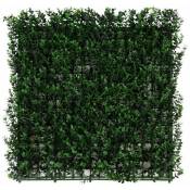 Karat - Décoration murale en plantes artificielles Buxus 50 x 50 cm - Vert