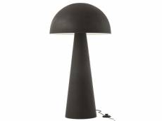 Lampe champignon metal mat noir extra large - l 51