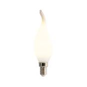 LUEDD Ampoule à incandescence LED E14 dimmable pointe bougie opaline 3W 250 lm 2350K