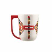 Mug Holyhedrics / 40 cl - Alessi rouge en céramique