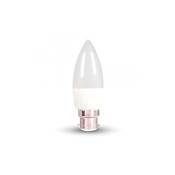 Opto - Ampoule led Flamme (C35) 6W B22 Blanc Chaud