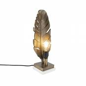 QAZQA leaf - Lampe de table Art Deco - 1 lumière -