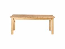 Table de ferme rectangulaire en pin 200 x 100 cm avec