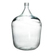 Table Passion - Bouteille Dame Jeanne 34 l en verre recyclé - Transparent