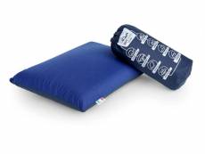 Talamo italia oreiller pour lit de camping, 100% made in italy, oreiller en mousse à mémoire de forme avec housse imperméable et amovible, facile à en