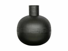 Vase décoratif en métal PIXIE 35x30x30 cm coloris noir
