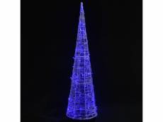 Vidaxl cône lumineux décoratif pyramide à led acrylique