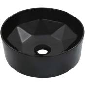 Vidaxl - Lavabo 36x14 cm C�ramique Noir