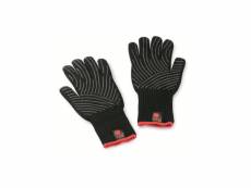 Weber gants spécial barbecue premium - taille l / xl - noir WEB6670
