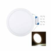 Wewoo Lampe ronde blanche de lumière de la LED 29.5cm