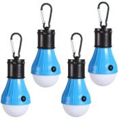 Aiducho - 4pcs Led Lampe De Camping Lampe De Secours Extérieure Tente Lanterne De Pêche Lumière Suspendue(Bleu)