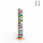 Bibliothèque colonne verticale h150cm 10 étagères bois Zia Ortensia mh | bois neutre