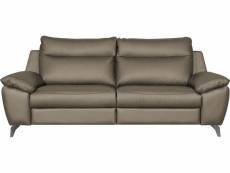 Canapé taille 2 places en 100% tout cuir épais de