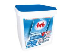 Chlore 6 actions en galets spécial liner Maxitab Action 6 Choco 5 kg - HTH