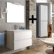 Cosyneo - Ensemble meuble de salle de bain 80cm simple