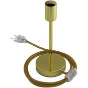 Creative Cables - Alzaluce - Lampe de table en métal 20 cm - Laiton - Laiton