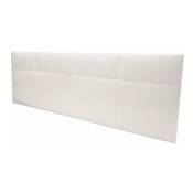 Cube Double Headboard Upholstered Brick Master Bedroom White 166x54x3 cm