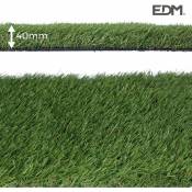 EDM - Gazon artificiel rouleau 40mm 1x5m couleur verte