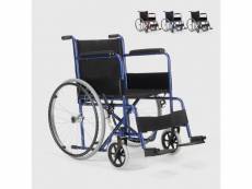 Fauteuil roulant pliant tissu oxford orthopédique handicapés et personnes âgées lily Fisiomed