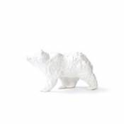 Figurine Orso Small / Céramique modelée 3D - L 18 cm - Moustache blanc en céramique