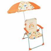 FUN HOUSE Fruity's Chaise pliante camping avec parasol