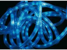 Guirlande lumineuse extérieur tube led 8 fonctions 24 m bleu