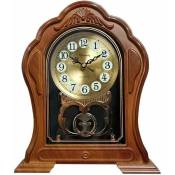 Horloge de table, horloge de cheminée, horloge de table rétro, horloge silencieuse, horloge de table à l'ancienne, convient pour cheminée, étude,