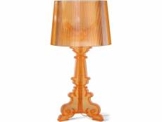 Lampe de table - grande lampe de salon design - bour orange