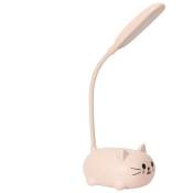 Lampe veilleuse LED chat rose - Rose