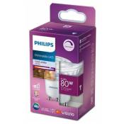 Philips - ampoule led Spot GU10 80W Blanc Froid Compatible Variateur, Verre