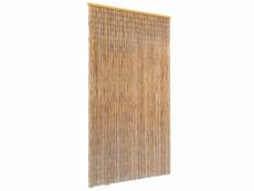 Rideau de porte contre insectes bambou 100 x 220 cm