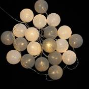 Rosenice Guirlande lumineuse à 20 LED AA à piles