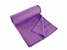 Serviette de yoga 63 x 180 cm antidérapante - violet EGK1928