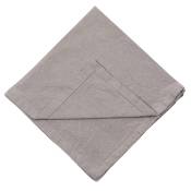 Serviettes en coton gris 42x42 (x4)