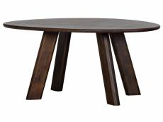 Table à manger/bureau - mangue noyer - noyer - 76x160x110 - roundly ROUNDLY Coloris Noyer