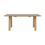 Table en chêne massif huilé 100 x 180 cm Hill - Bolia