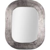 Table Passion - Miroir en métal argenté 60x76 cm