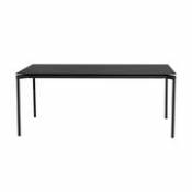 Table rectangulaire Fromme / Aluminium - 180 x 90 cm - Petite Friture noir en métal