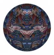 Tapis Calligraphy Bird / Ø 250 cm - Moooi Carpets multicolore en tissu