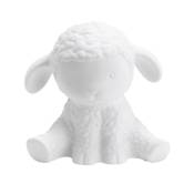 Amadeus - Lampe mouton porcelaine - Blanc