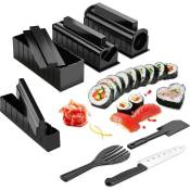 Crea - Sushi Maker Kit 11 Pieces, Sushi Maker And Dies, With Premium Knife, Sushi Sushi Prep Kit