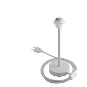 Creative Cables - Alzaluce pour abat-jour - Lampe de table en métal 25 cm - Blanc mat - Blanc mat