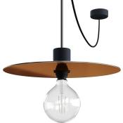Eiva elegant Lampe à suspension avec 5 m câble textile,