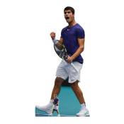 Figurine en carton – Carlos Alcaraz – Joueur de Tennis Professionnel Espagnol - Haut 185 cm