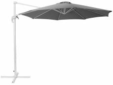 Grand parasol de jardin gris foncé ⌀ 300 cm savona 85790