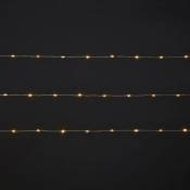 Guirlande lumineuse fil cuivre 300 LEDs blanc intérieur